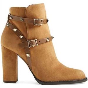 Valentino Shoes - Valentino Rockstud Suede Ankle Boots Valentino Shoes - Valentino Rockstud Suede Ankle Boots